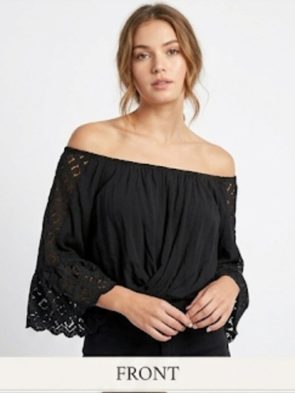 Elegant Black Lace Blouse